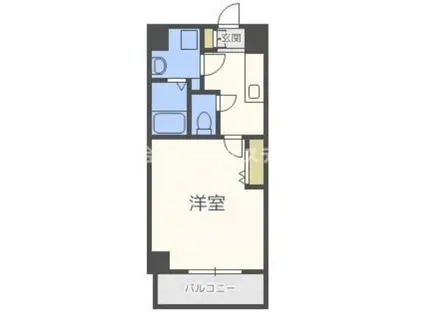 ブリランテ都島(1K/9階)の間取り写真