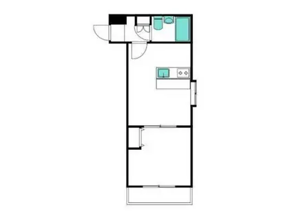 ワコーレ東中野III(1LDK/1階)の間取り写真
