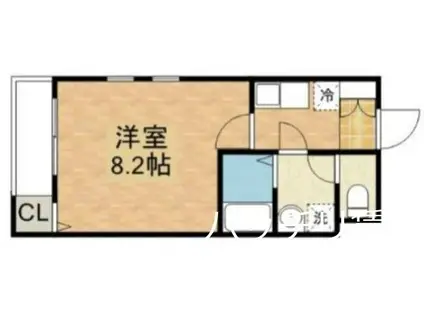 SAKURA壱番館(1K/2階)の間取り写真