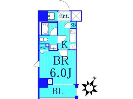レアマークス横濱参番館(1K/3階)の間取り写真