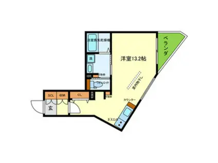 CASAA OTSUKYO(ワンルーム/2階)の間取り写真