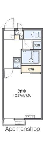 レオパレスKAKIZAWA(1K/2階)の間取り写真