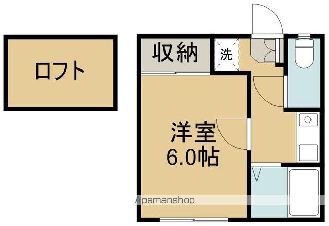 ホワイトパレス笠神I(1K/1階)の間取り写真