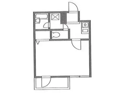 INN1913F(1K/3階)の間取り写真