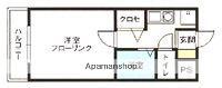 ビエント今川(1K/4階)の間取り写真