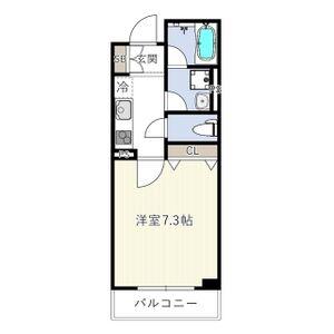 INOVE寝屋川大利元町(1K/3階)の間取り写真