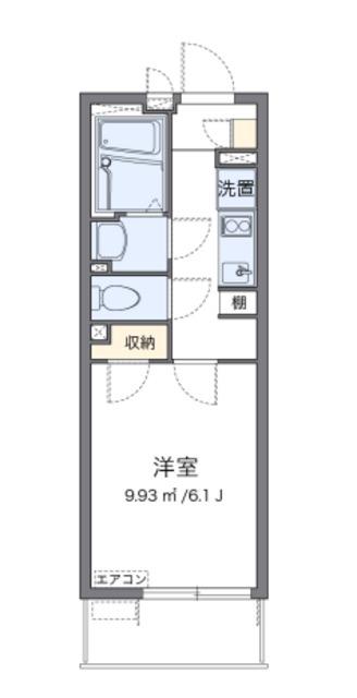 クレイノフラーズ アント ルポ(1K/2階)の間取り写真