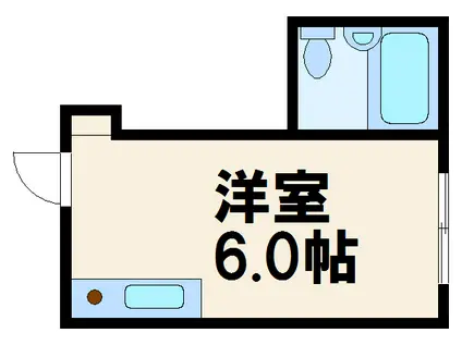 COCOメゾン西田辺(ワンルーム/2階)の間取り写真