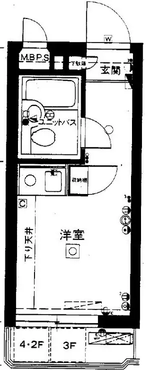 パレ・ドール杉並 2階階 間取り