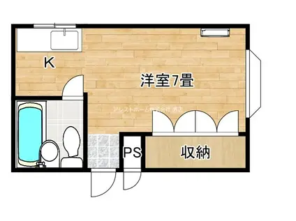 堺アバンティ(ワンルーム/2階)の間取り写真