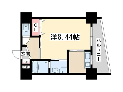 KEIGORINⅡ(1K/5階)の間取り写真