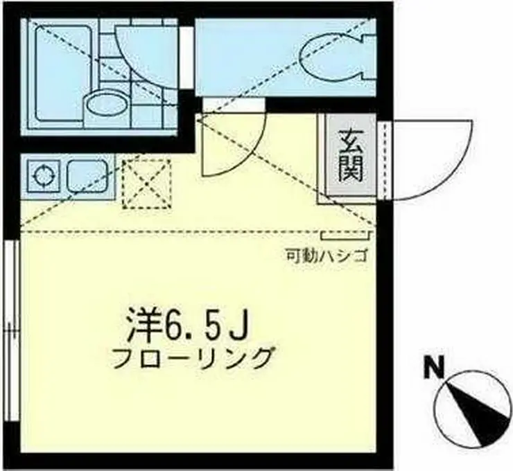 ユナイト鶴見アルベリータの瞳 1階階 間取り