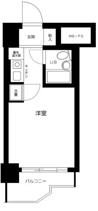 朝日多摩川プラザ 6階階 間取り