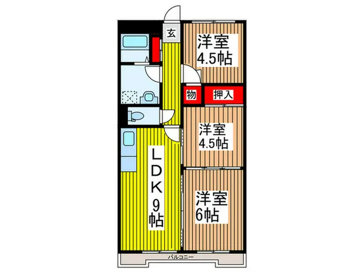 Casa Youko 4階階 間取り