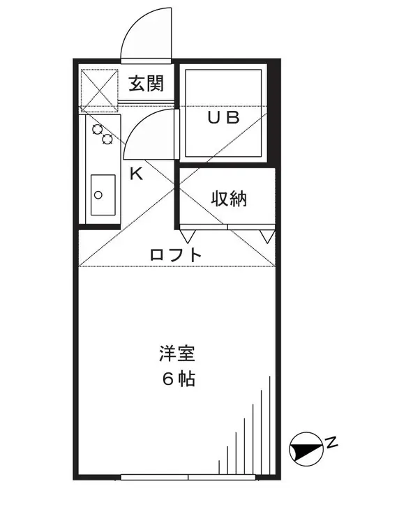 ロフトハウスアルファ 1階階 間取り