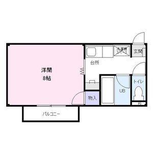 アネックス(1K/1階)の間取り写真