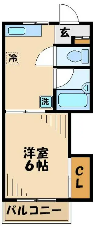 ハイツフォーレスト 3階階 間取り