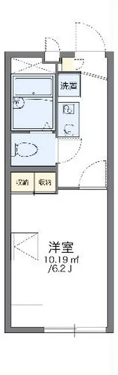 レオパレスフィットニア川口 1階階 間取り
