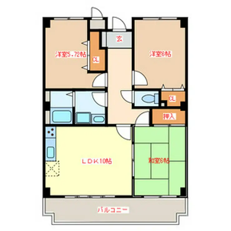 サングレース 1階階 間取り