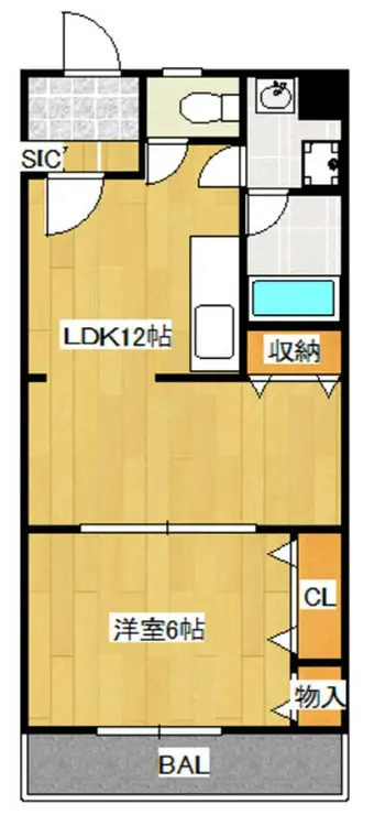 メゾンNEA 3階階 間取り