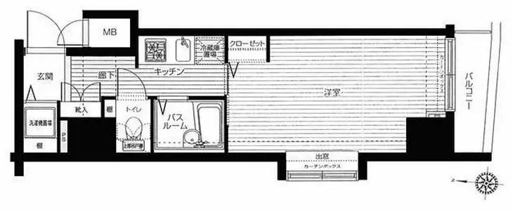 トーシンフェニックス武蔵関 4階階 間取り