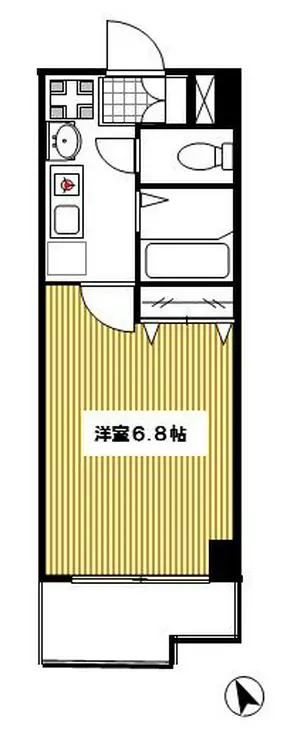 ウィングシティ立花 1階階 間取り