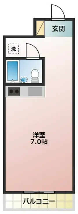 ファミール浅川 1階階 間取り