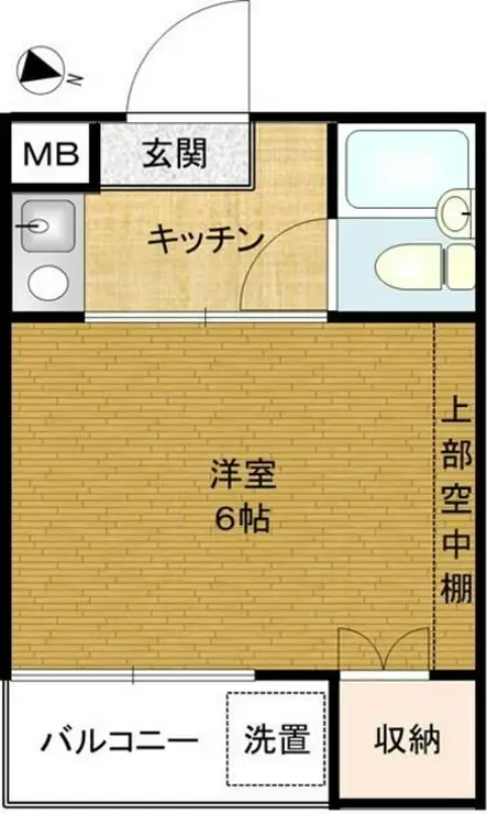 フラット上板橋 2階階 間取り