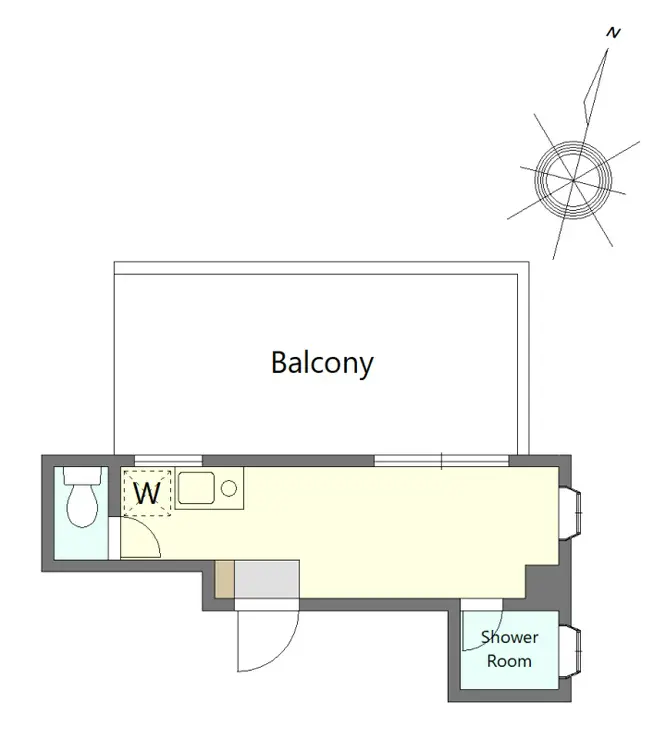 ガーデニア中野 4階階 間取り