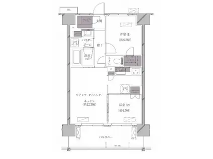 A-STANDARD芝浦 A-STANDARD芝浦(2LDK/10階)の間取り写真