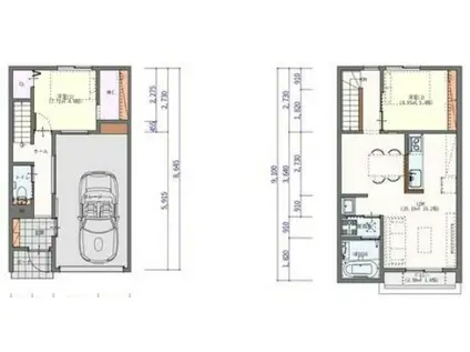 みらいベース甲佐(2LDK/1階)の間取り写真