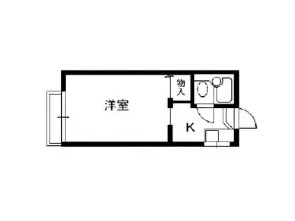 イストワール(1K/2階)の間取り写真