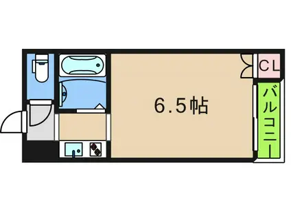 レナジア中加賀屋(ワンルーム/5階)の間取り写真