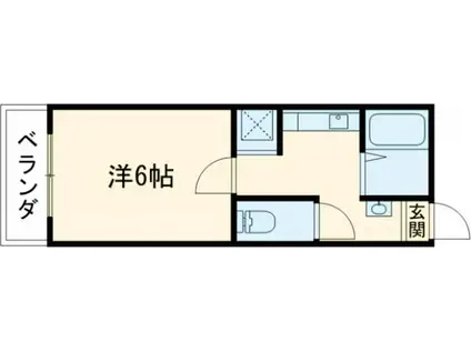 REGIS・14(1K/3階)の間取り写真