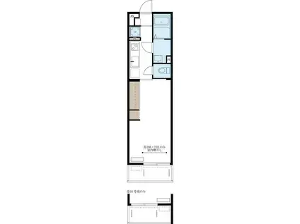 リブリ・あずま(1K/2階)の間取り写真