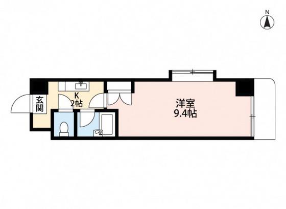 WING STK(1K/1階)の間取り写真