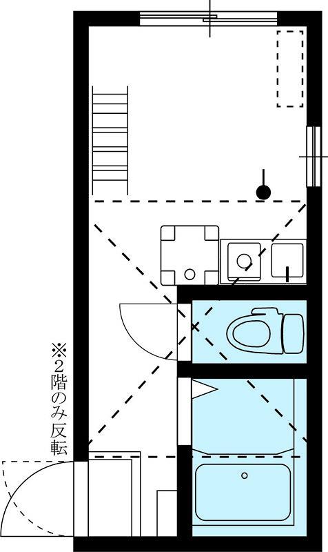 メゾンフィエールスタリー(ワンルーム/1階)の間取り写真