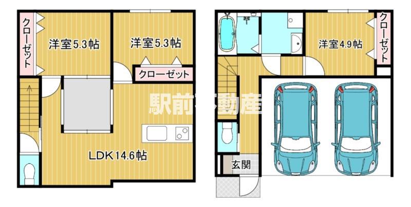 T-REGNO CALDO(3LDK/1階)の間取り写真