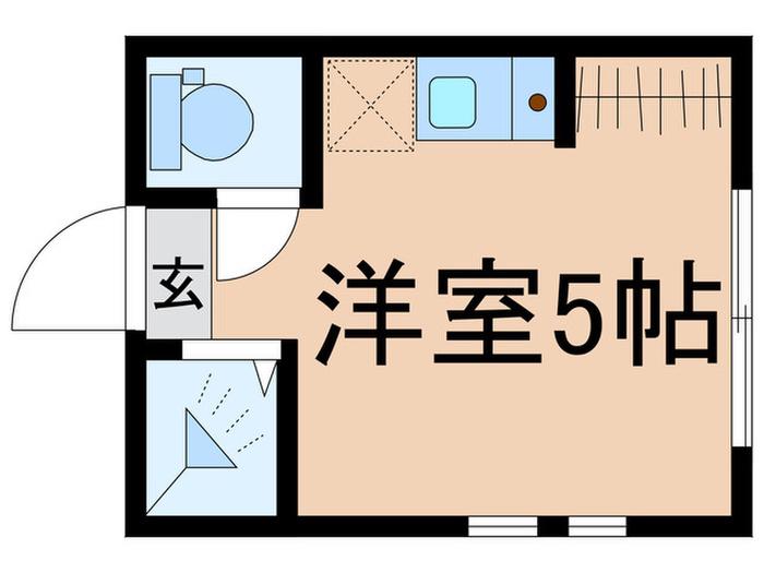 アーバンプレイス目白IV(ワンルーム/1階)の間取り写真