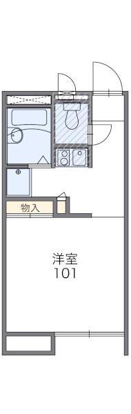 レオパレス東青梅(1K/2階)の間取り写真