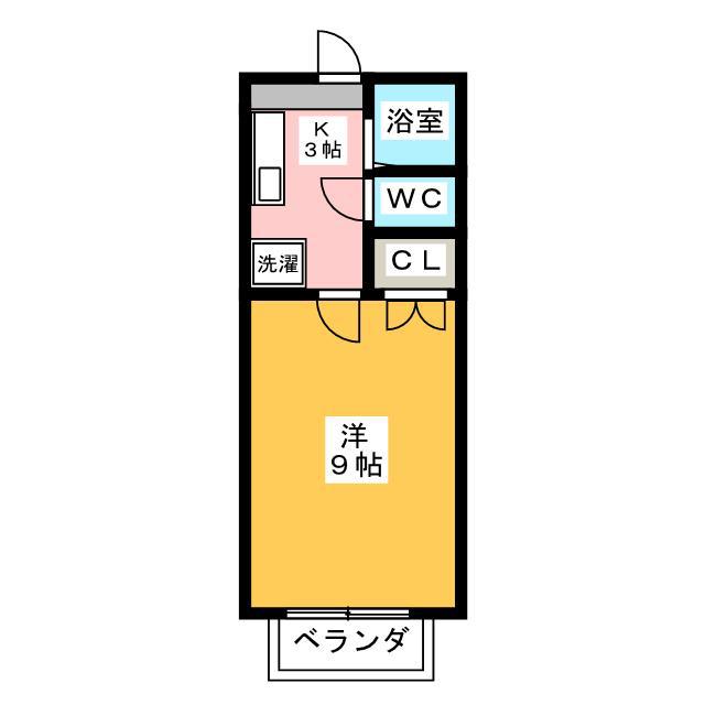ステュディオ メッチェン(1K/4階)の間取り写真