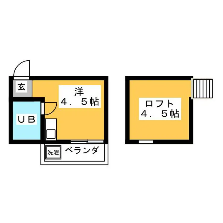 ロフト高津 2階階 間取り