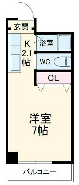 スターダスト日光台B棟 2階階 間取り