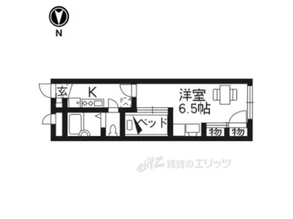 レオパレス安信町四九番地(1K/1階)の間取り写真