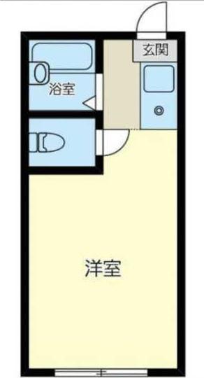 パレーシャル湘南館II(ワンルーム/1階)の間取り写真