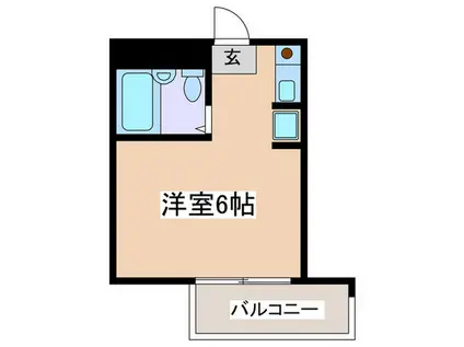 トーシンコーポ南生田(ワンルーム/4階)の間取り写真
