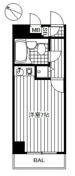 ライオンズマンション川崎四谷 3階階 間取り