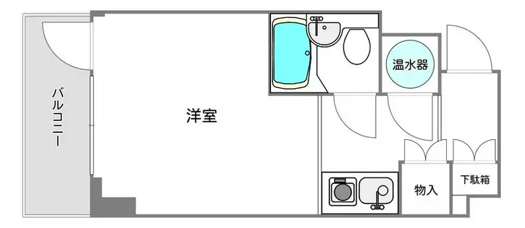 シルバープラザ五反田 5階階 間取り