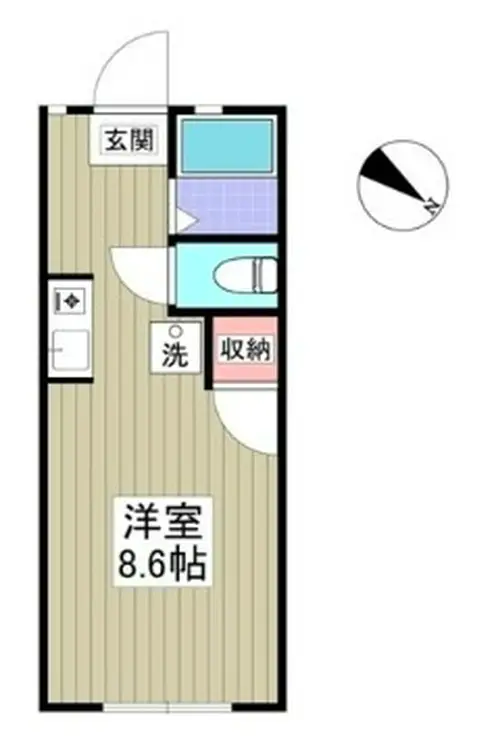 フォレスト東大宮 2階階 間取り