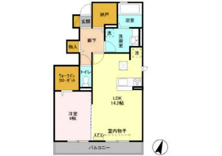 匠乃館E 1階階 間取り